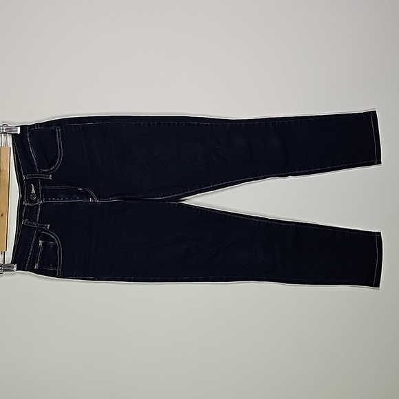 Levi's 721 dark wash 25x32 high rise skinny jeans - Picture 1 of 8